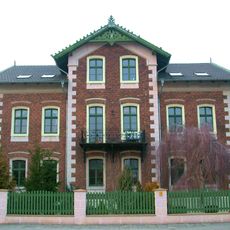 Reichsbahnarchiv; Archivgebäude, heute Wohnhaus Dresdener Straße 1 (Dresdener Vorstadt)