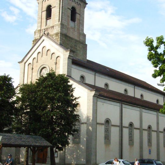 Kirche Saint-André, alter Glockenturm und Pfarrkirche