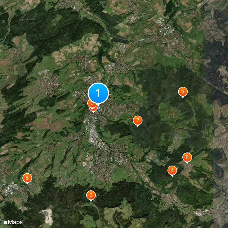 Balingen Mapa