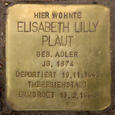 Stolperstein en memoria de Elisabeth Lilly Plaut