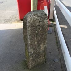 Milestone, Texaco Garage, Market Street, opp. Elm Tree Park