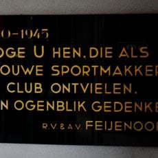 Plaquette in de Kuip