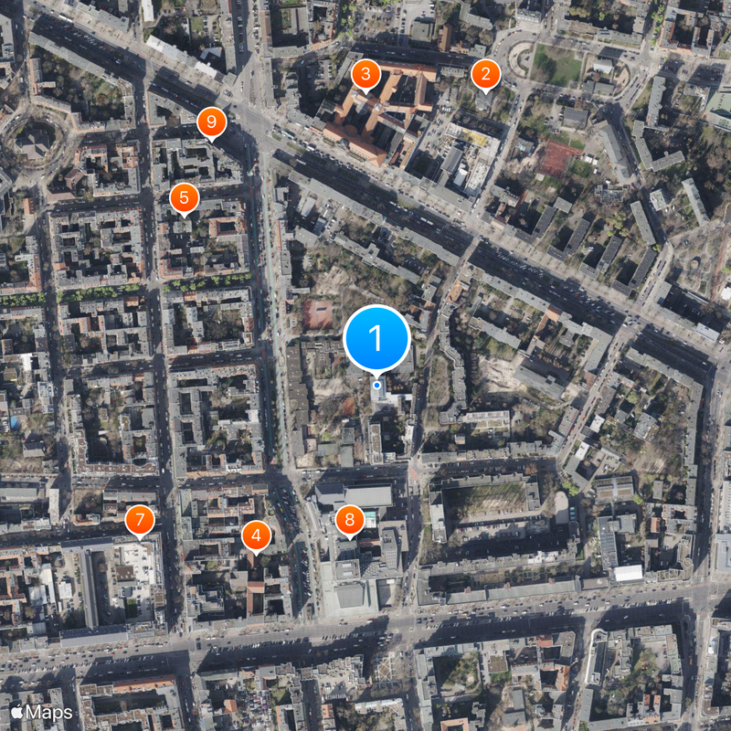 Stadtbad Charlottenburg Mapa