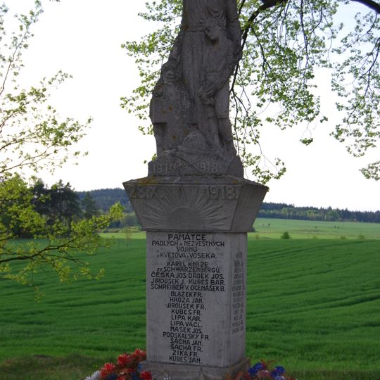 World War I memorial in Květov