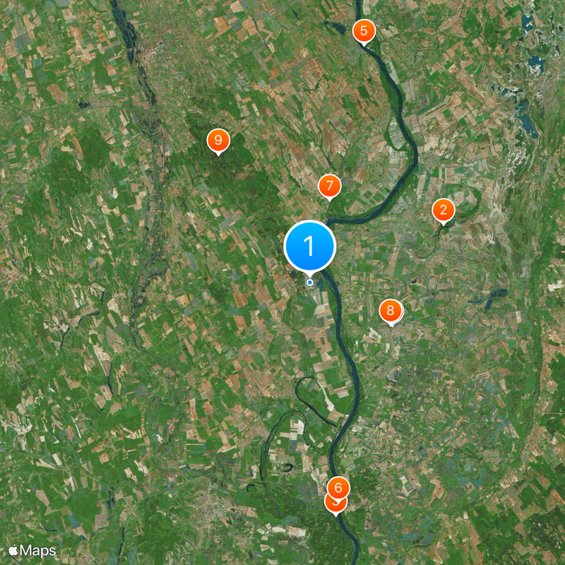 Paks Nuclear Power Plant Map