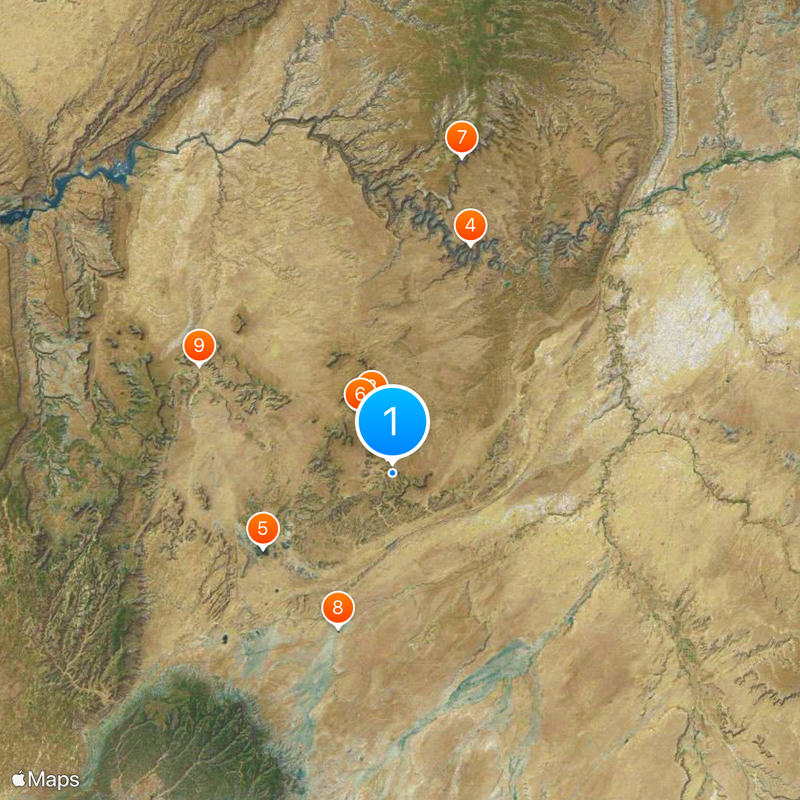 Monument Valley Carte