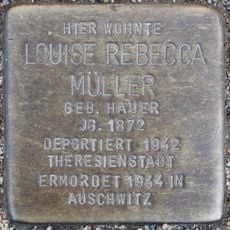 Stolperstein en memoria de Louise Rebecca Müller