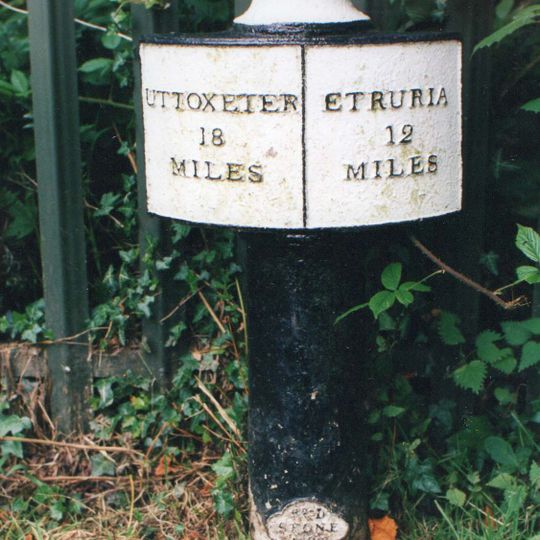 Canal Mile Post At Sj 980 523