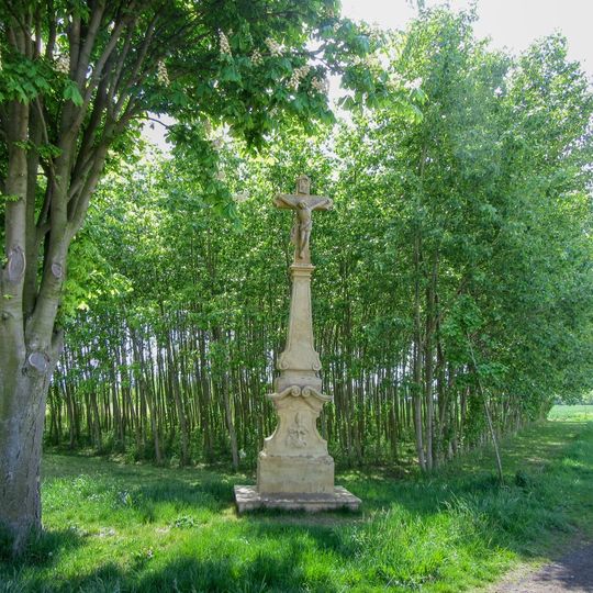 Kříž na okraji Dubčan