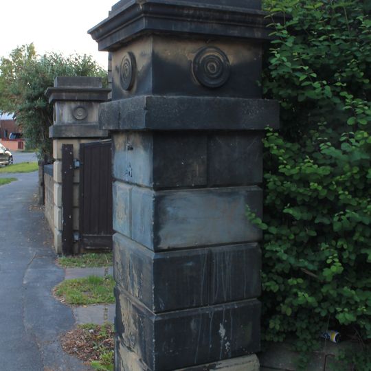 Three Gate Piers with Linking Wall to 151 Otley Road