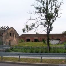 Stodoła w zespole folwarku w Karlinie