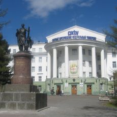 Monument to Lomonosov in Arkhangelsk