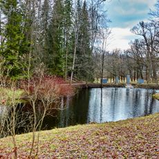 Lower Old Sylvia pond in Pavlovsk park