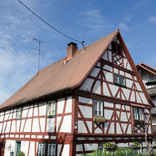 Giebelständiges Fachwerkhaus, ursprünglich Hof der Hettersdorf