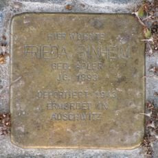 Stolperstein à la mémoire de Frieda Binheim