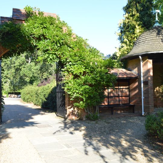 Archway At Southern End Of Laundry Court, Leading To Rear Of Kitchen Gardens, And Garden House Attached To South