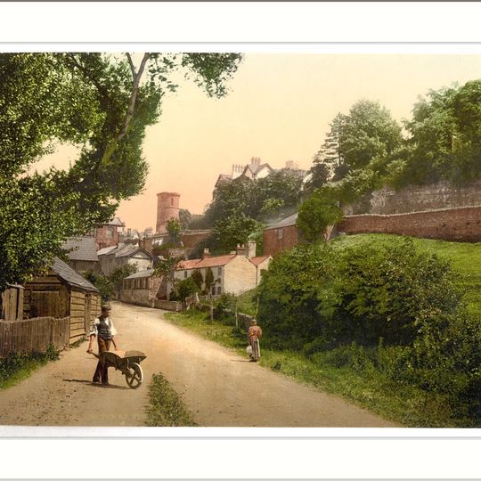 Saddle Tower And Wall Adjoining