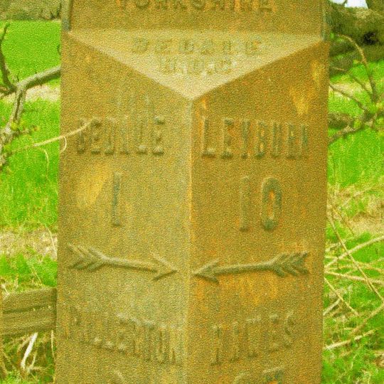 Milestone, just E of jct Sinks Lane