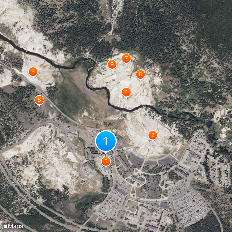 Old Faithful Inn Map