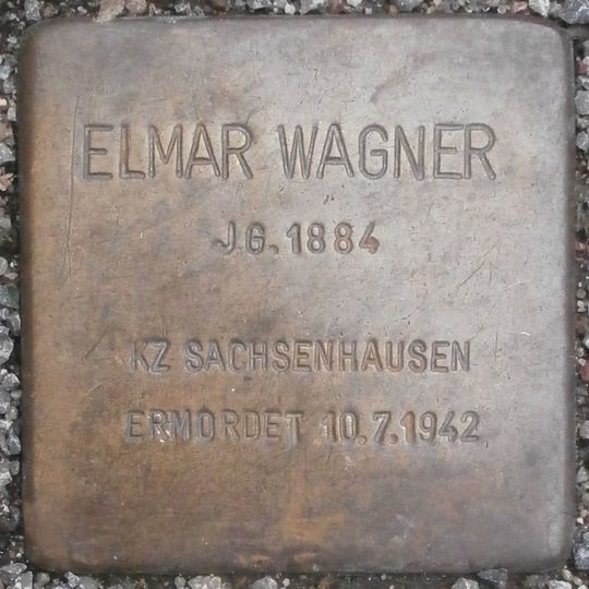 Stolperstein em memória de Elmar Wagner
