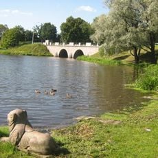 Staircase & Pier with Lions, Marientahl Park
