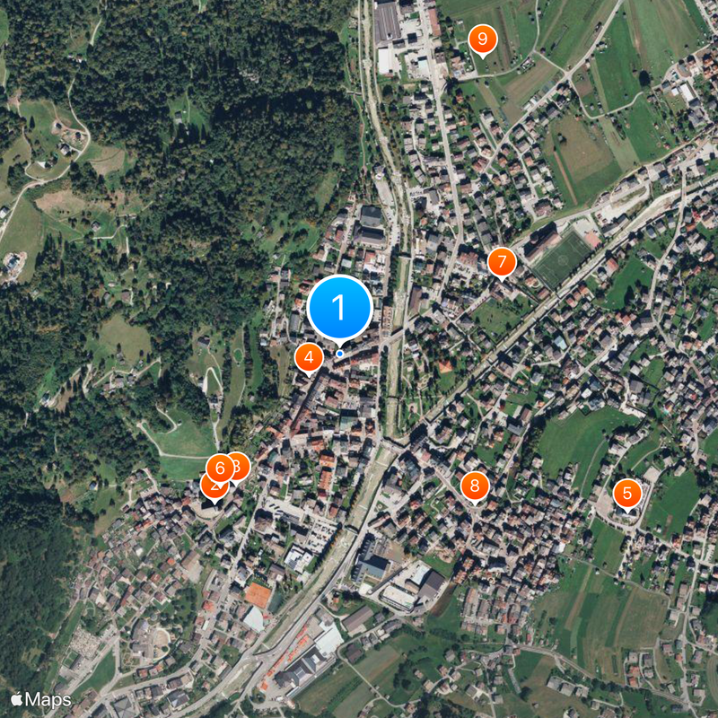 Fiera di Primiero Map