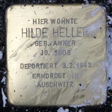 Stolperstein à la mémoire de Hilde Heller