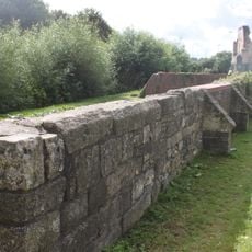 Llanthony Priory, Remains Of Precinct Wall South Of Outer Gatehouse