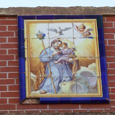 Ceramic panel of Saint Joseph