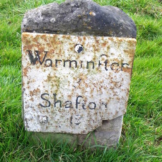 Milestone 200 Metres To South Of Junction With Road To Hill Deverill