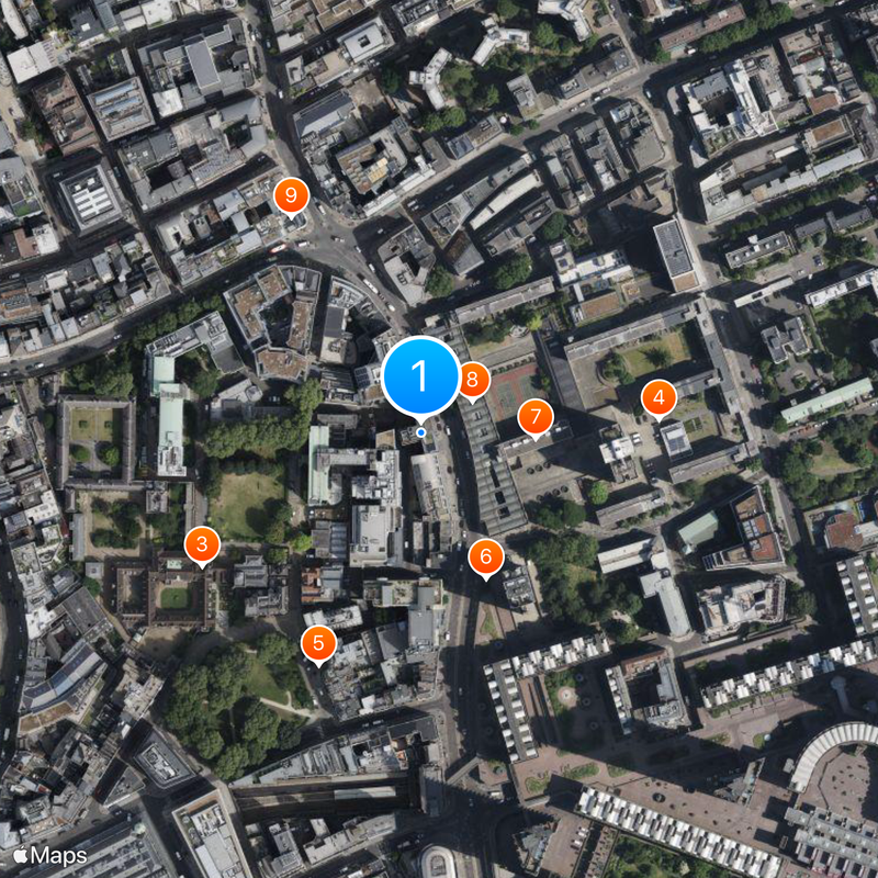 Italia Conti Academy of Theatre Arts Map