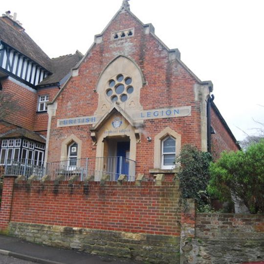 British Legion Hall Including Wall In Front