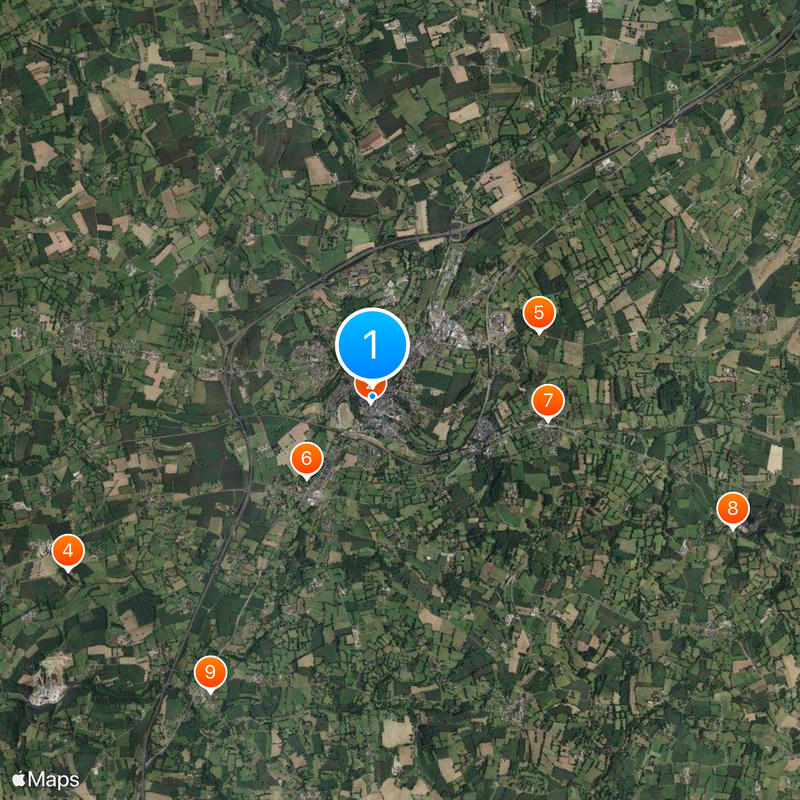 Villedieu-les-Poêles Mapa
