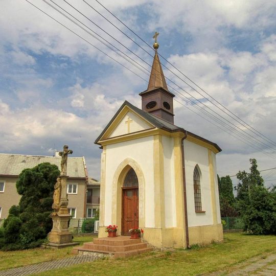Kaple v Unčovicích v části Březové na návsi