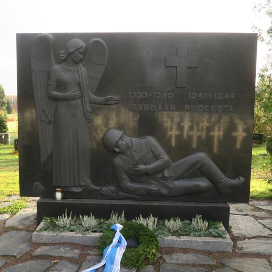 Rauhanenkeli ja haavoittunut soturi