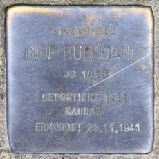 Stolperstein dedicated to Inge Buchdahl