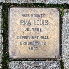 Stolperstein en memoria de Irma Louis