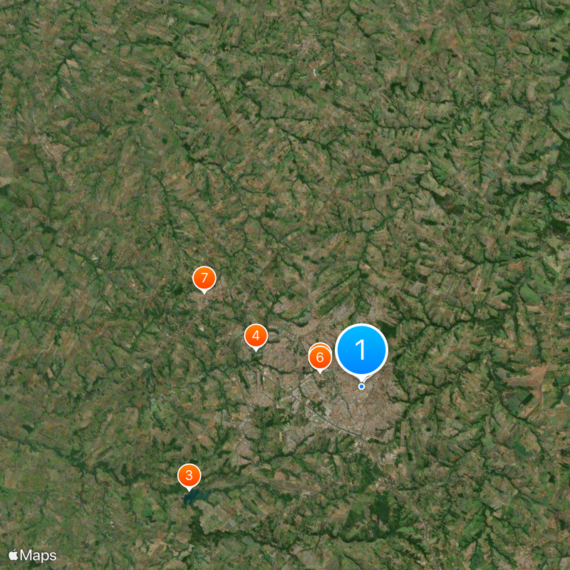 Presidente Prudente Kaart