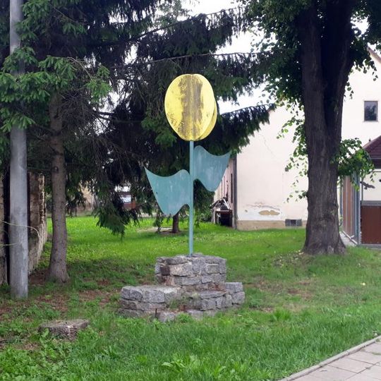 Plastika rostliny v Klučku