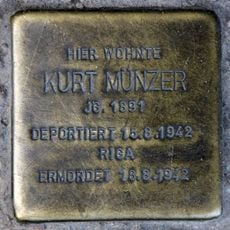Stolperstein em memória de Kurt Münzer