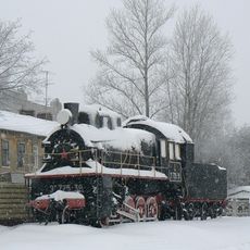 Паровоз ЭМ 725-39, перевозивший в 1943-1944 гг. грузы в осажденный Ленинград (Тверь)