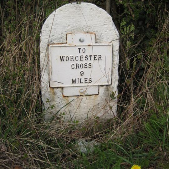 Milestone, W of Shell Brook Farm