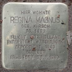 Stolperstein dedicated to Regina Magnus