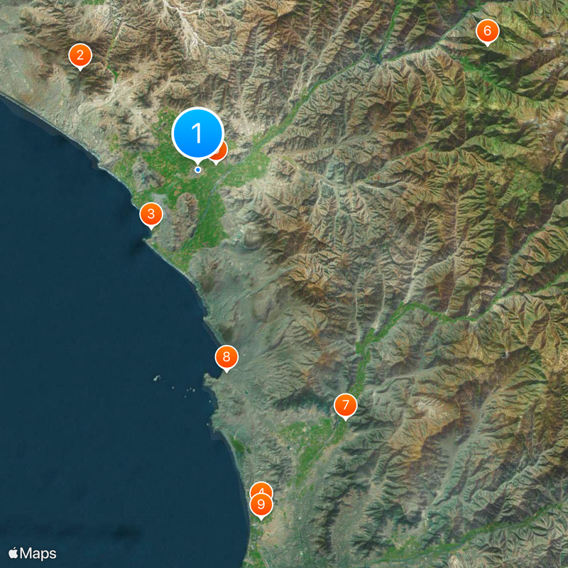 Huaral Map