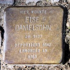 Stolperstein en memoria de Else Danielsohn