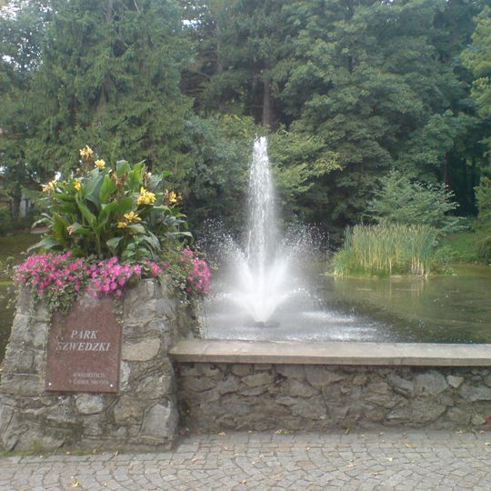 Swedish Park in Szczawno-Zdrój