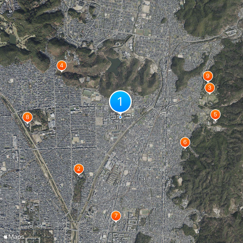 Kyoto Institute of Technology Map