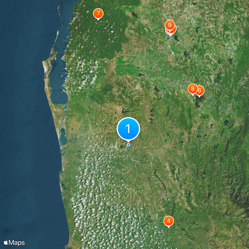 Provincia Nord-Occidentale Mappa
