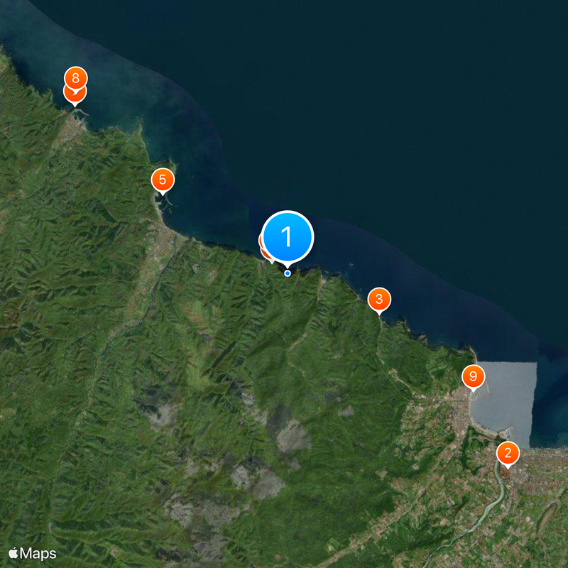 Toyohama tunnel Map