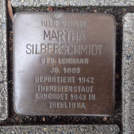 Stolperstein für Martha Silberschmidt